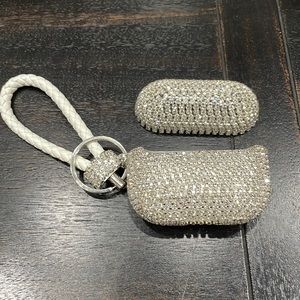 AirPod Pro rhinestone cover keychain
